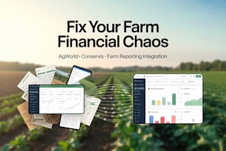 integrate agworld, conservis, and farm financial reporting tools