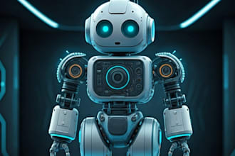 design robotic toy animation 3d cad enclosure pcb smart roboticproduct rendering