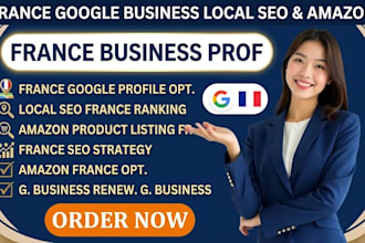 optimize france google business progile local seo france amazon product listing