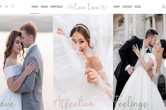 design squarespace wedding planner website event coordinator website