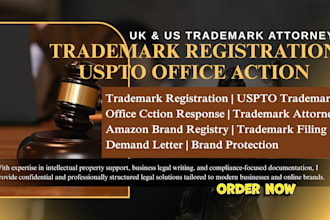 file trademark registration, uspto office action response, amazon brand registry