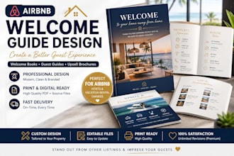 design airbnb welcome guides and vacation rental guidebooks