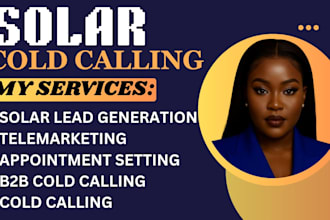do b2b solar cold calling lead generation and appointment setting