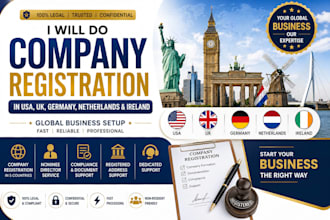 do company registration USA, UK, germany netherlands and nominee director