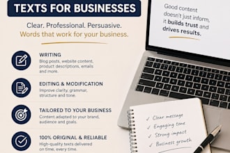 write and modify professional documents