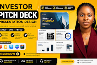 design investor pitch deck saas ai, film pitch deck and powerpoint presentation