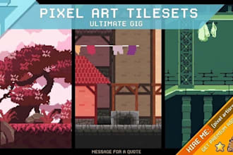 create pixel art tileset for your game