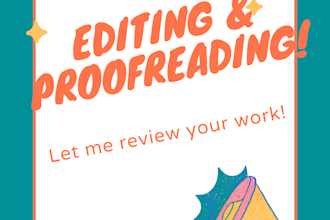 ensure a thorough review and proofread of your materials