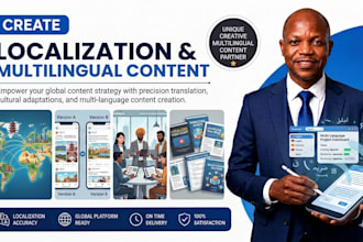 provide multilingual content localization services