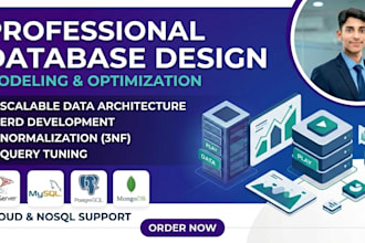 design schemas and create optimized database relations for you