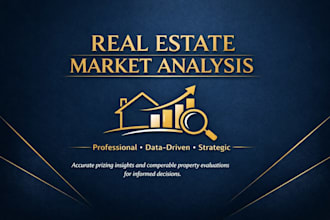 create a professional real estate market analysis for your property