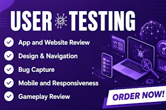 do website app testing user testing QA review usability testing UI UX feedback