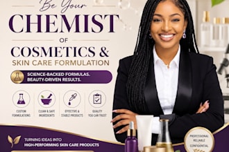 be your chemist of cosmetics and skin care formulation