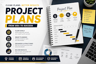 create professional project plans roadmaps and workflows