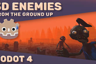 make high quality 3d game, multiplayer pvp game, gdscript, horror game in godot