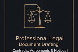 draft contracts, legal notices, and provide legal advice