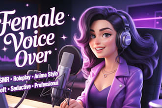 record nsfw asmr cute nsfw female seductive sensual voice over acting