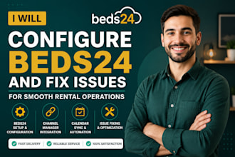 configure beds24 and fix issues for smooth rental operations