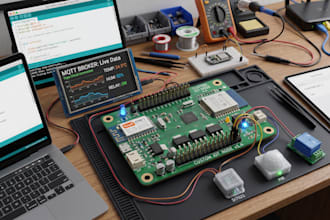 iot apps, smart devices, tuya, esp32, arduino firmware, pcb design, mqtt
