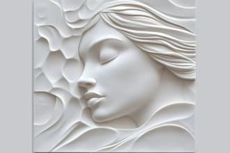 3d abstract relief 3d illusion art 3d wood carving 3d wall art 3d logo engraving