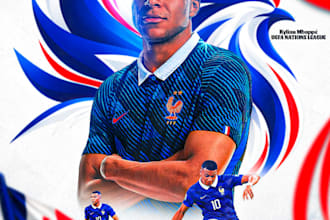 design sports posters and football matchday graphics