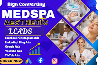 generate medspa leads aesthetic clinic facebook ads medspa wellness google ads