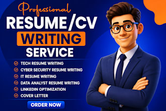 write cyber security resume tech resume IT resume and data analyst resume