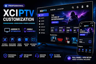 elevate your xciptv app with modern branding and optimization with free brand
