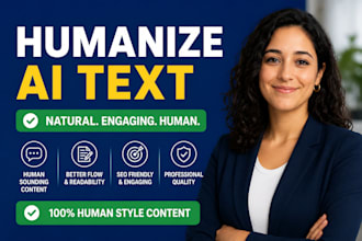 rewrite ai content to sound more human