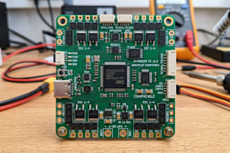 design drone flight controller pcb, pixhawk ardupilot, skybrush esc stm32
