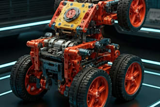 design toy cad mechanical assembly, technical drawing and cnc product prototype