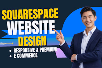 design or redesign squarespace website for business growth
