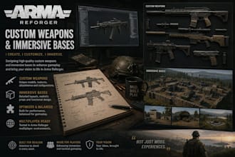 create custom arma reforger weapons and immersive base