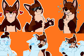 draw furry telegram sticker nsfw furry stickers discord animated stickers