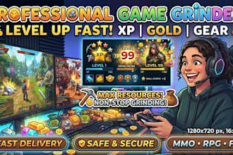 help farm and grind in video games