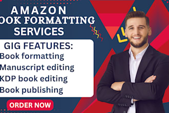 book formatting, ebook formatting, paperback formatting, and kindle formatting