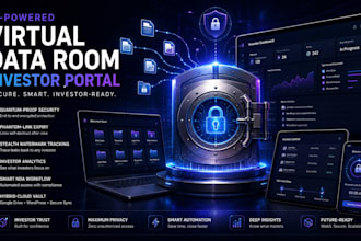 create hybrid cloud deal platform, tokenized data room and nda investor workflow