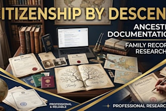 document ancestry for citizenship by descent applications