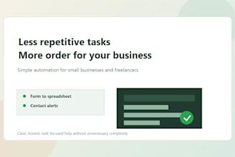automate repetitive tasks for your small business