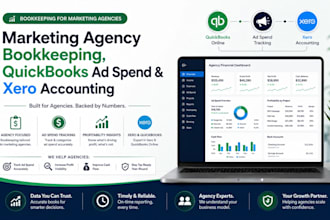 handle marketing agency bookkeeping quickbooks ad spend and xero accounting for