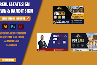 do a yard sign lawn sign,signage design