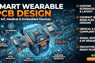 design smart wearable pcb for lot medical and embedded devices