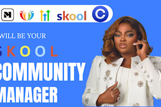 setup skool online community, skool community manager, online course promotion