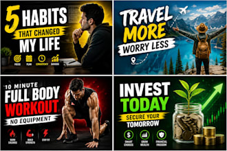 design custom thumbnails with fast delivery