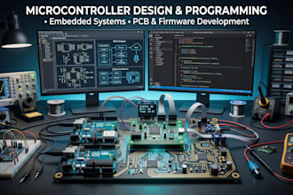 design and program professional microcontroller based embedded systems projects