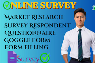 get market research for survey form filling via goggle questionnaire responses