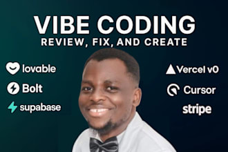 be your vibecoding expert fix vibe code base44 v0, loveable, replit, devbolt mvp