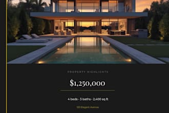 design luxury real estate social media templates