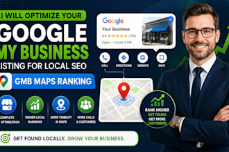 optimize your google my business listing for local seo gmb maps ranking