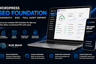 set up your wordpress SEO foundation with rankmath, gsc, and a full audit report